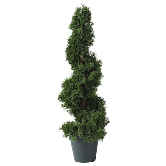 Potted Cedar Spiral Artificial Tree